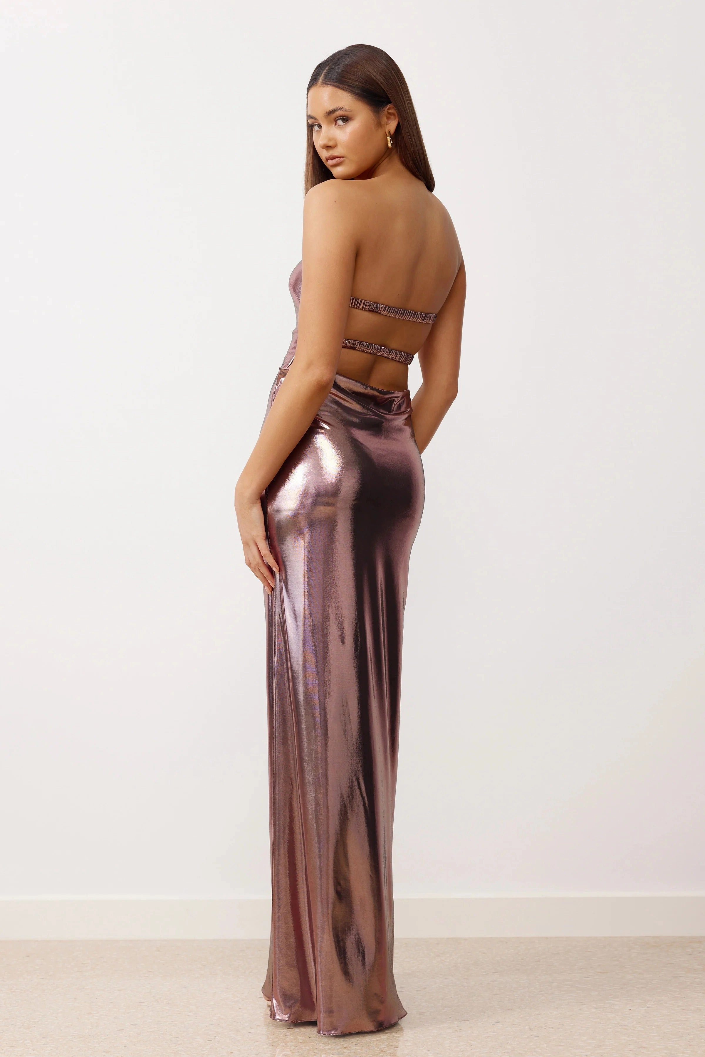 Compressible Flattering Lines Osiris Dress - Copper