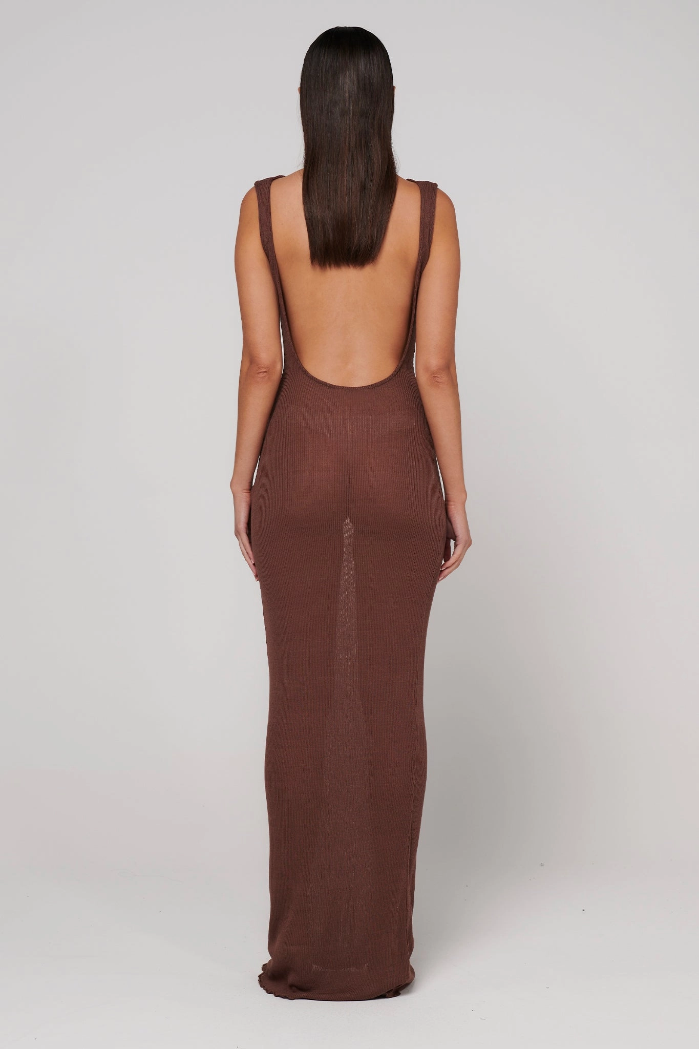Kyra Maxi Dress - Bark Textured Flow