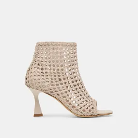 Evening Heels QUIN HEELS BONE WOVEN LEATHER