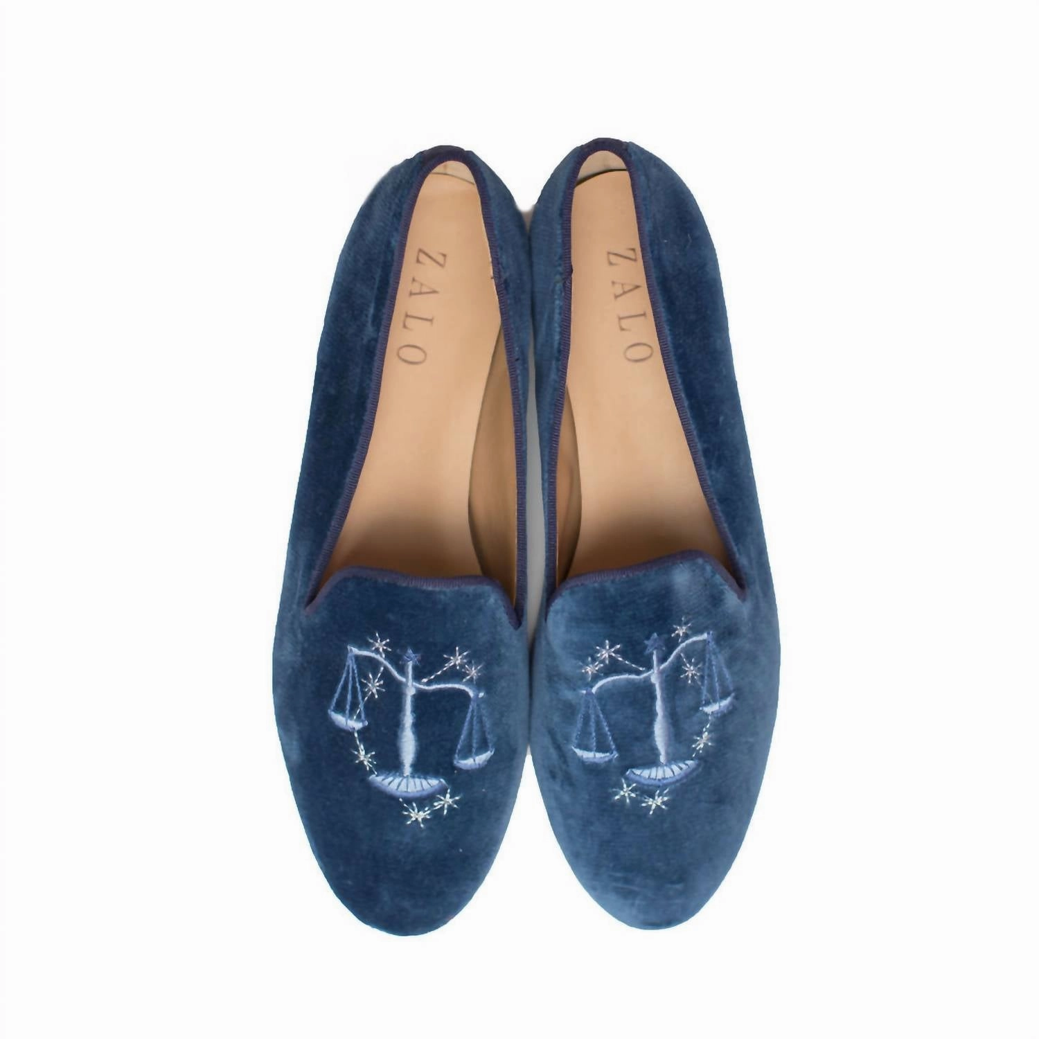 Libra Slipper In Blue Smoke Camp Mood Dance Mood