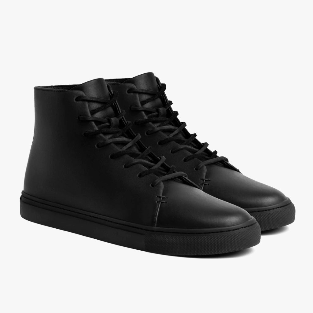 Premier High Top | Black Vachetta Memory foam insole Bend Easy