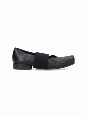 Heeled Ballerinas ?C Black Everyday Slip Field Glow