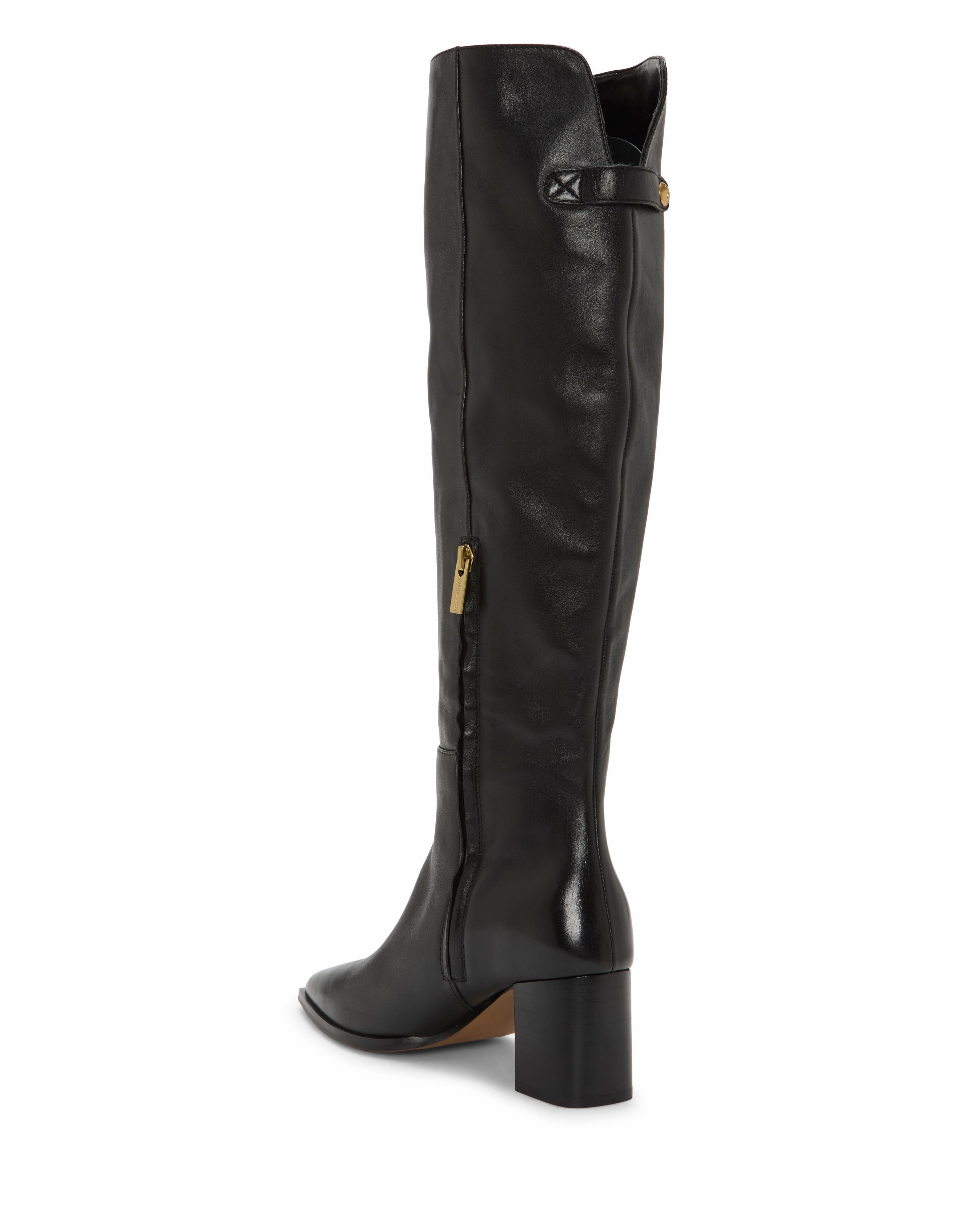 Elasticated Lilibet Wide Calf Knee High Boot