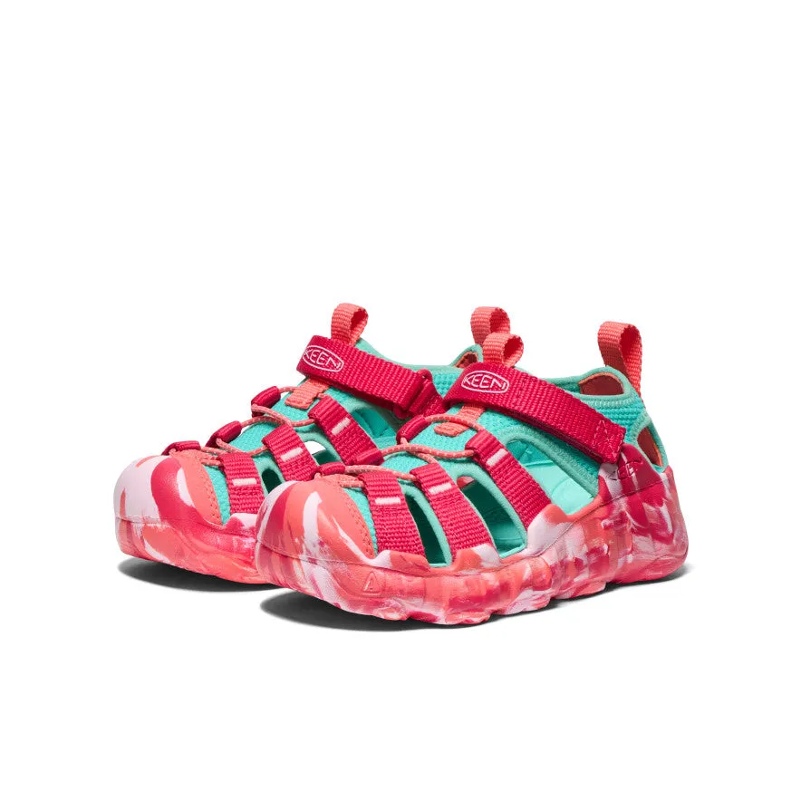 Little Kids' Hyperport H2 Sandal  |  Raspberry/Pool Blue Casual Flats