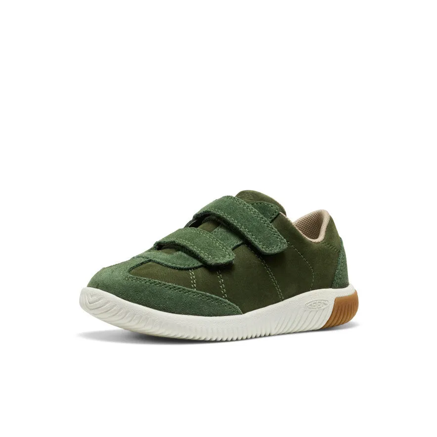 Little Kids' KNX T-Toe Sneaker  |  Bronze Green/Star White Comfort Fit Comfort Sandal