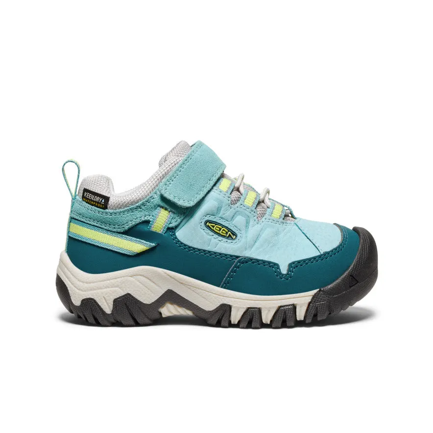 Ultra Soft Lining Little Kids' Targhee IV Waterproof Hiking Shoe  |  Reef Waters/Daiquiri Green