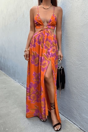 Summer Wardrobe Lopex Maxi Dress - Orchid