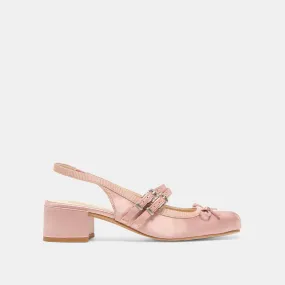 Chic Heels LORIS HEELS BLUSH SATIN