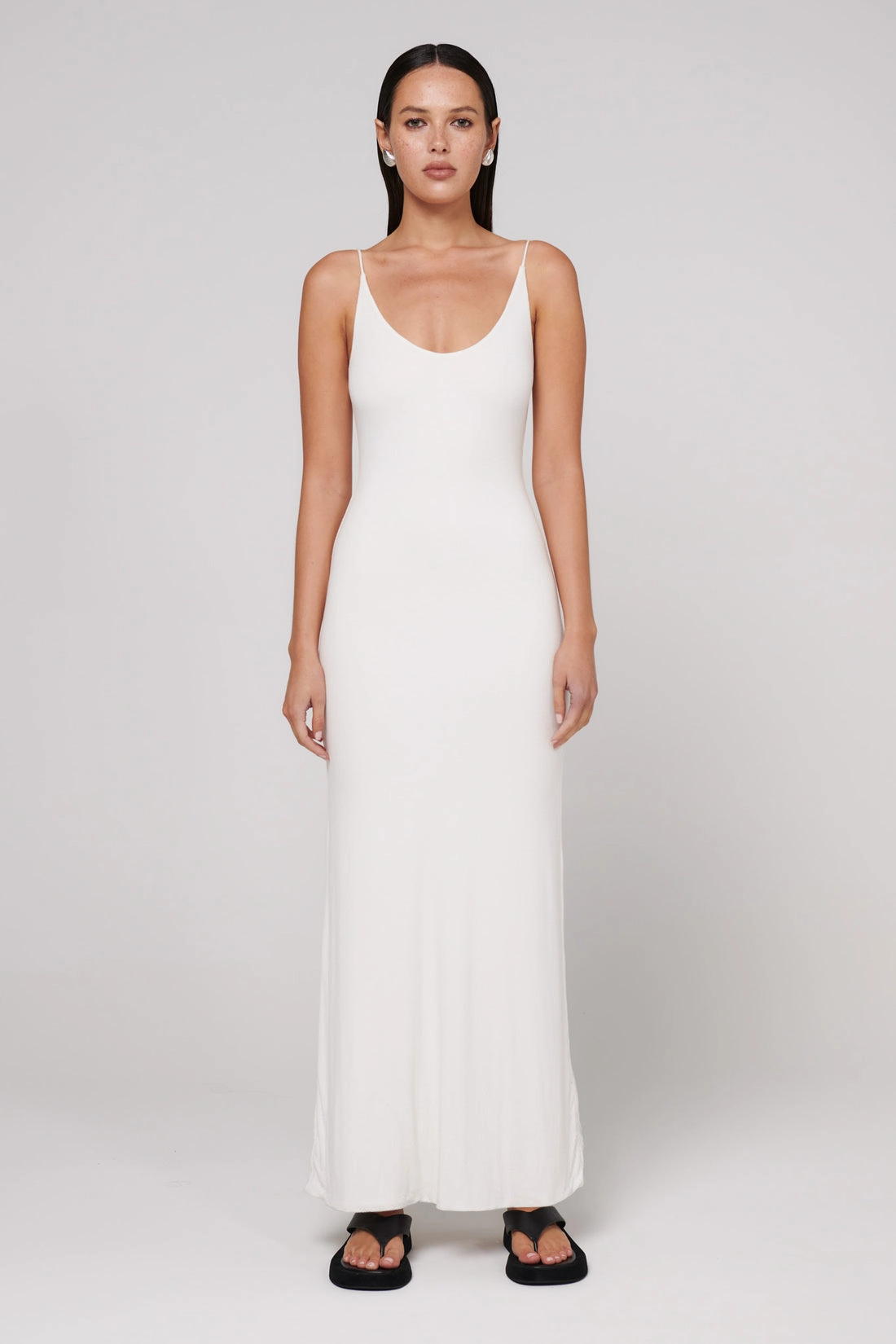 Smile Feel Louise Maxi Dress - White