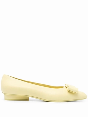 Ferragamo Viva Vara Bow Ballerina Shoes Train Ride