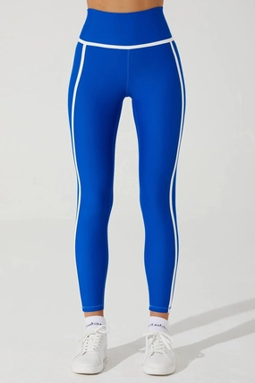 City Walk Soft Touch Chic Stretch Fit Ludic Legging - Atlantis