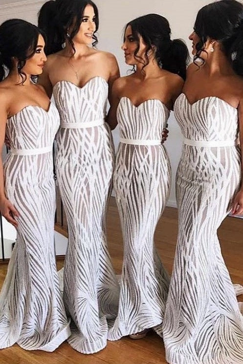 Jadore JX039 Gown - White spring outfit Silky Surface