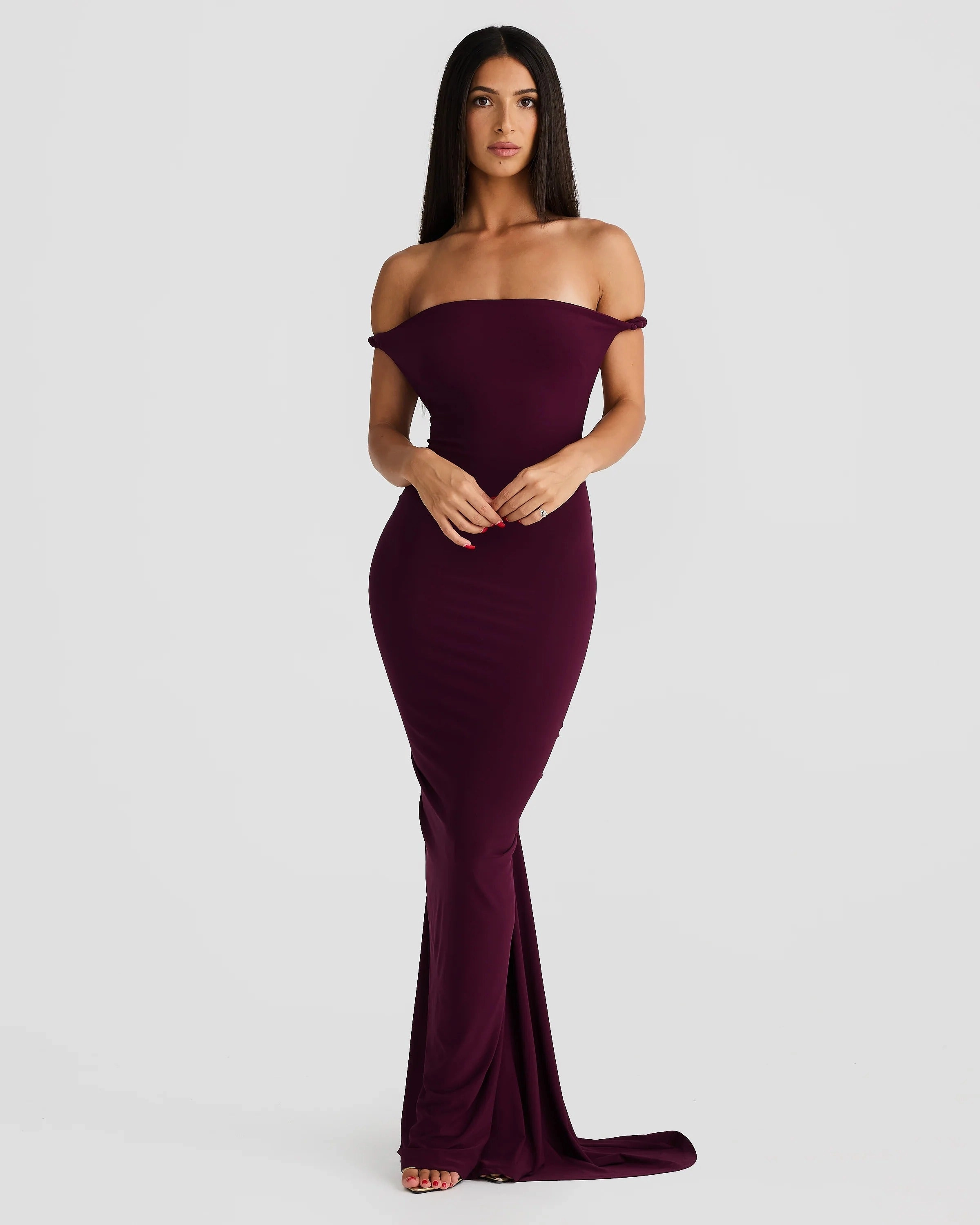 Fashion Layers Maia Multi-Way Gown - Mulberry