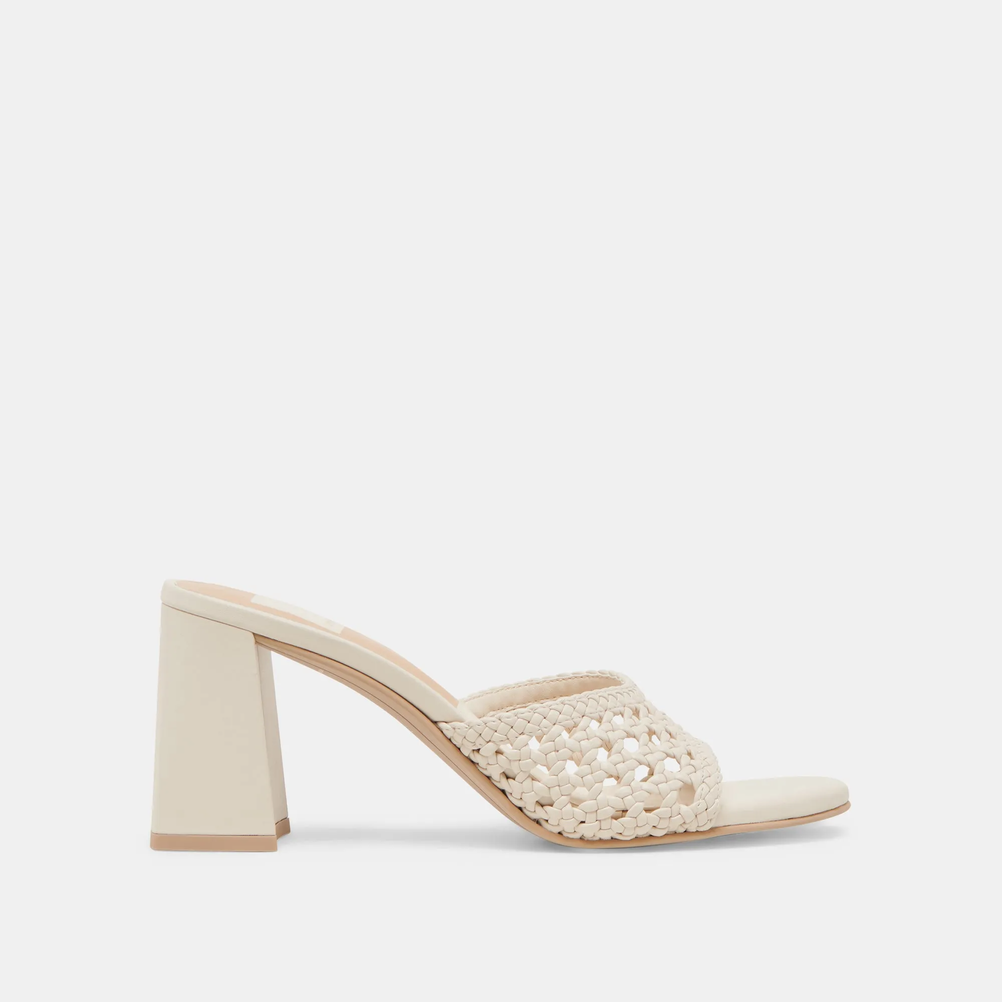 Red High Heels for Weddings MARGOE HEELS CREME WOVEN STELLA