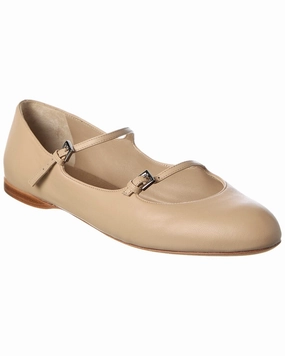 Hill Step Look Glow Max Mara Circus Leather Flat