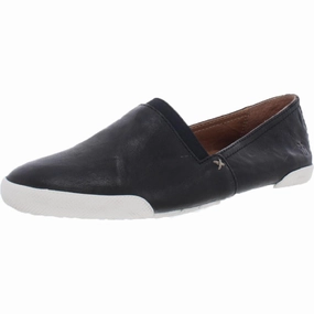 Melanie Womens Leather Slip On Flats Art Mood