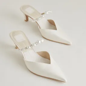 KANIKA PEARL MID HEELS VANILLA PEARLS Supportive