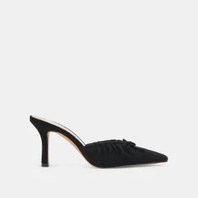 Sleek Heeled Sandals KAIRI HEELS ONYX SUEDE