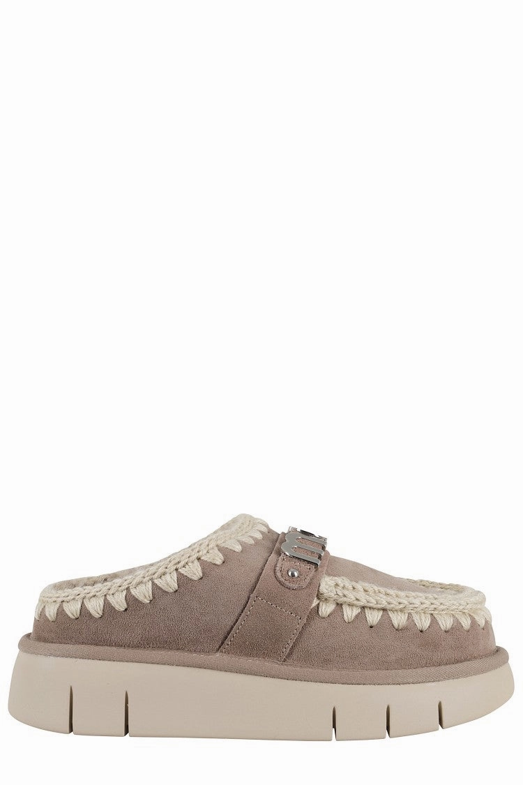 Flexible Flats Metal Logo Bounce Clog