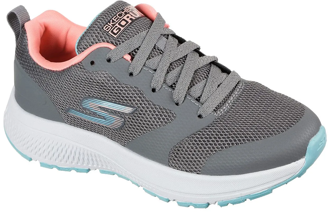 Customizable Arch Support Skechers GoRun Consistent Junior Running Shoes - Grey