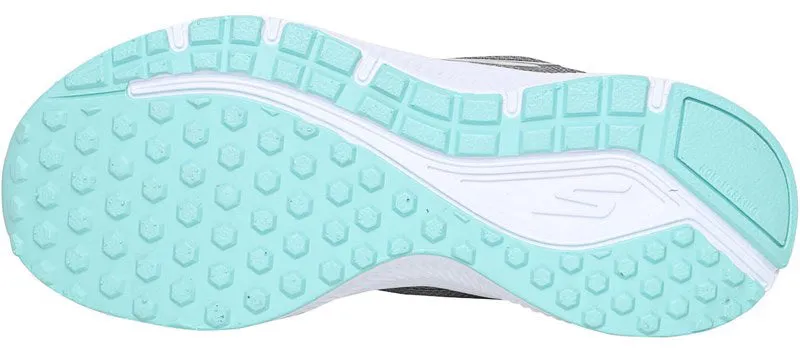 rubber - outsole - traction - grip shoes Skechers GoRun Consistent Junior Running Shoes - Grey