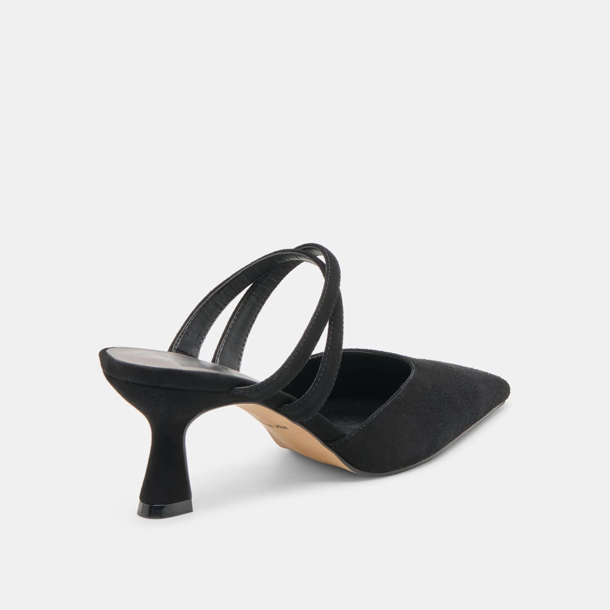 Breathable Design Soft Motion LINORE HEELS ONYX SUEDE