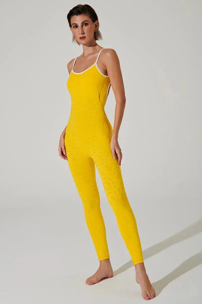 Basic Friends Flexible Hot Classic Coeur Del Jumpsuit 3D - Gamboge