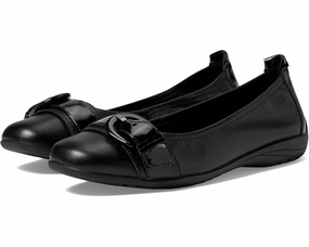 flexible shoes Reinforced toe Fenja 23 Ballet Flats In Black