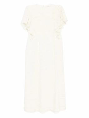 Elegant holiday wear Grace Flow Mirabelle Dress in Ivory