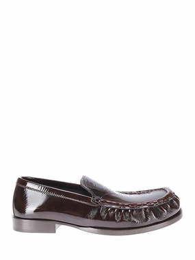 Fit Step Moccasin Shoe With Shiny Leather