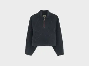 Machy cropped sweatshirt (252 / G / ANTHRACITE) Athletic Wear