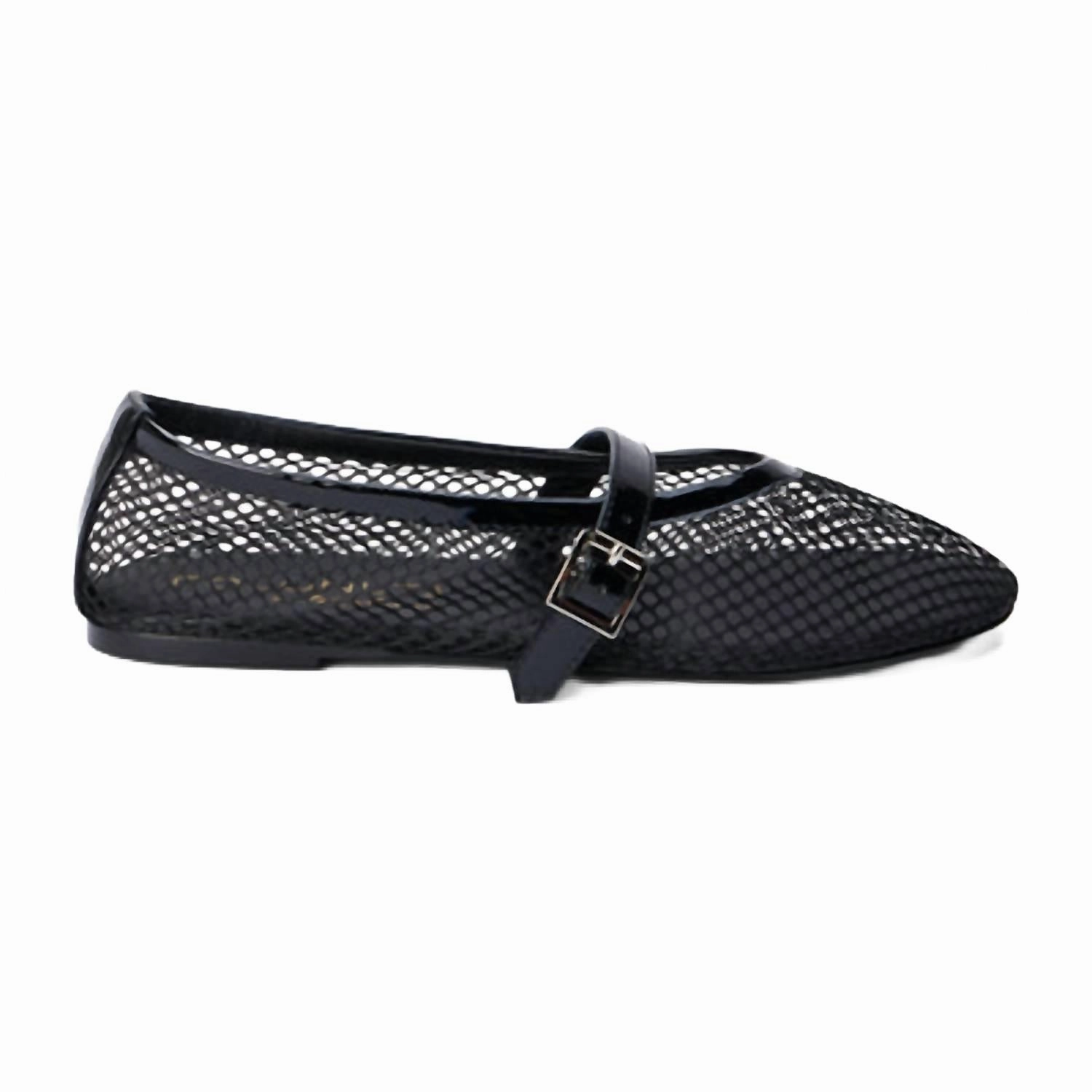 Women's Nolita Mesh Flat Shoes In Black Jog Step