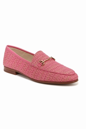 Women's Loraine Bit Loafer In Pink Rose Boucle Casual Elegance