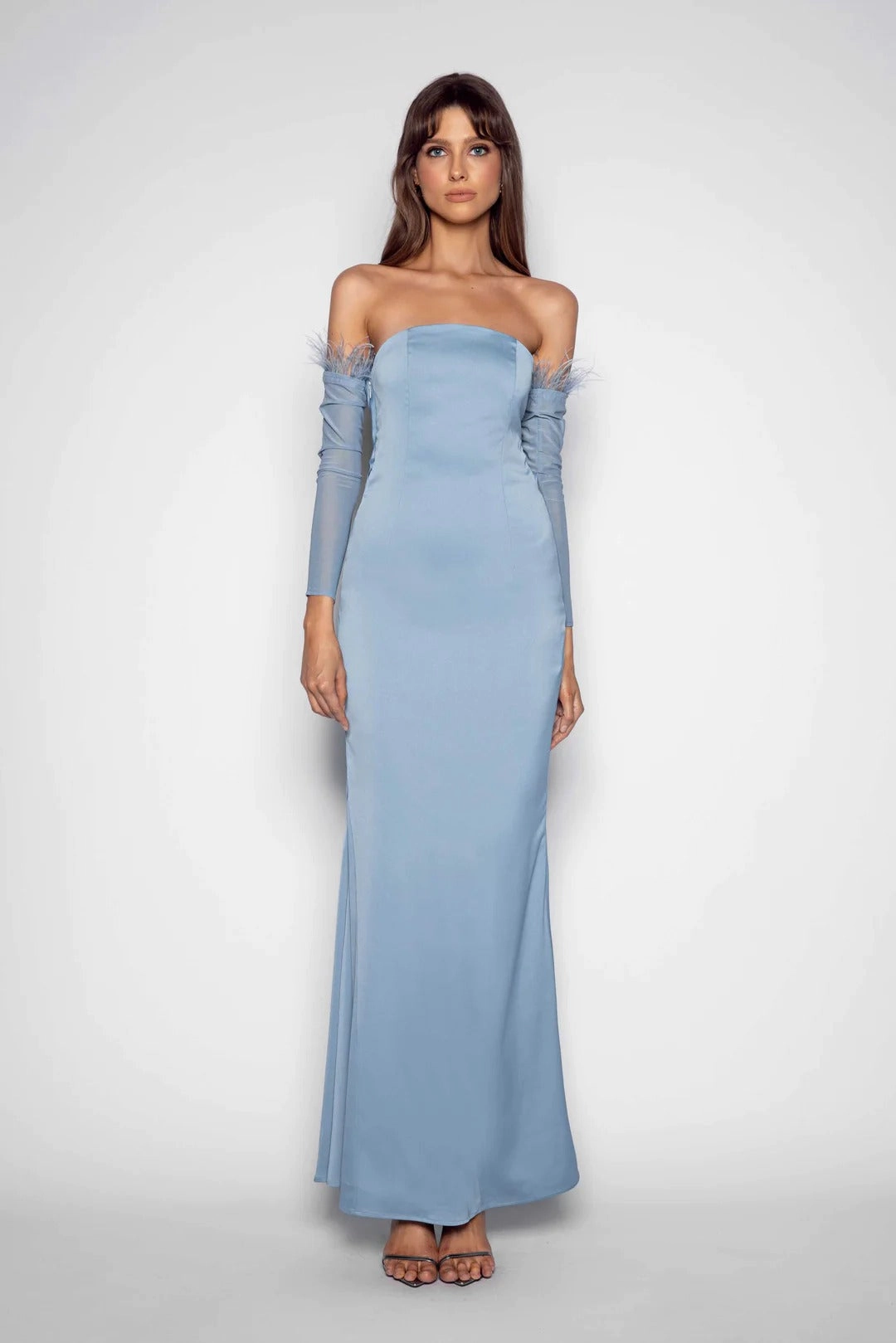 Myra Dress - Tranquil Blue Day Ready Look Rooftop-Event