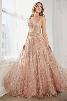 Nala Glitter Gown - Rose Gown Soft Tone