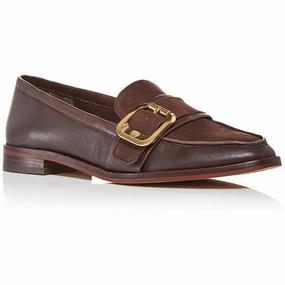 Cenkanda Womens Buckle Slip On Loafers Field Step