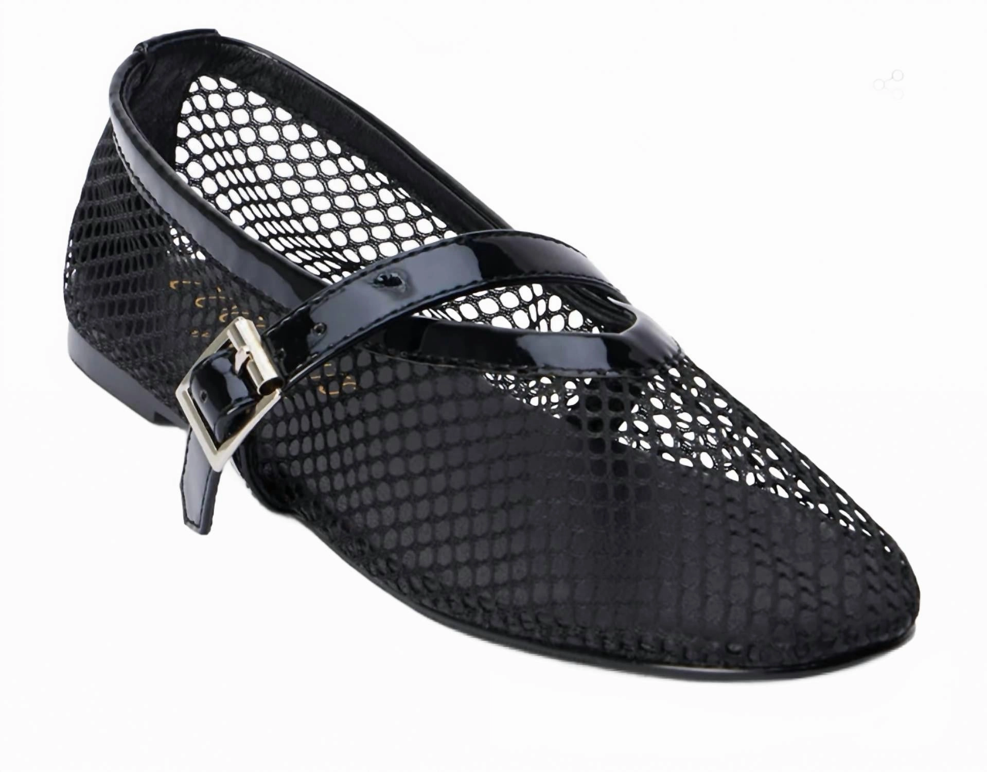 Hidden Walk Stylish Fit Nolita Ballet Flat In Black