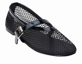 Resort Glow Bloom Step Nolita Ballet Flat In Black