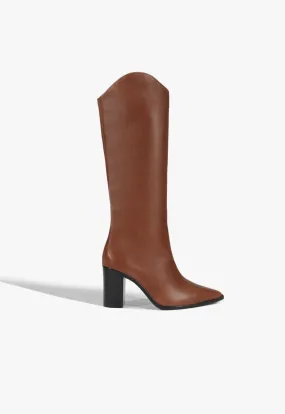 Maryana Block Leather Boot Go Anywhere