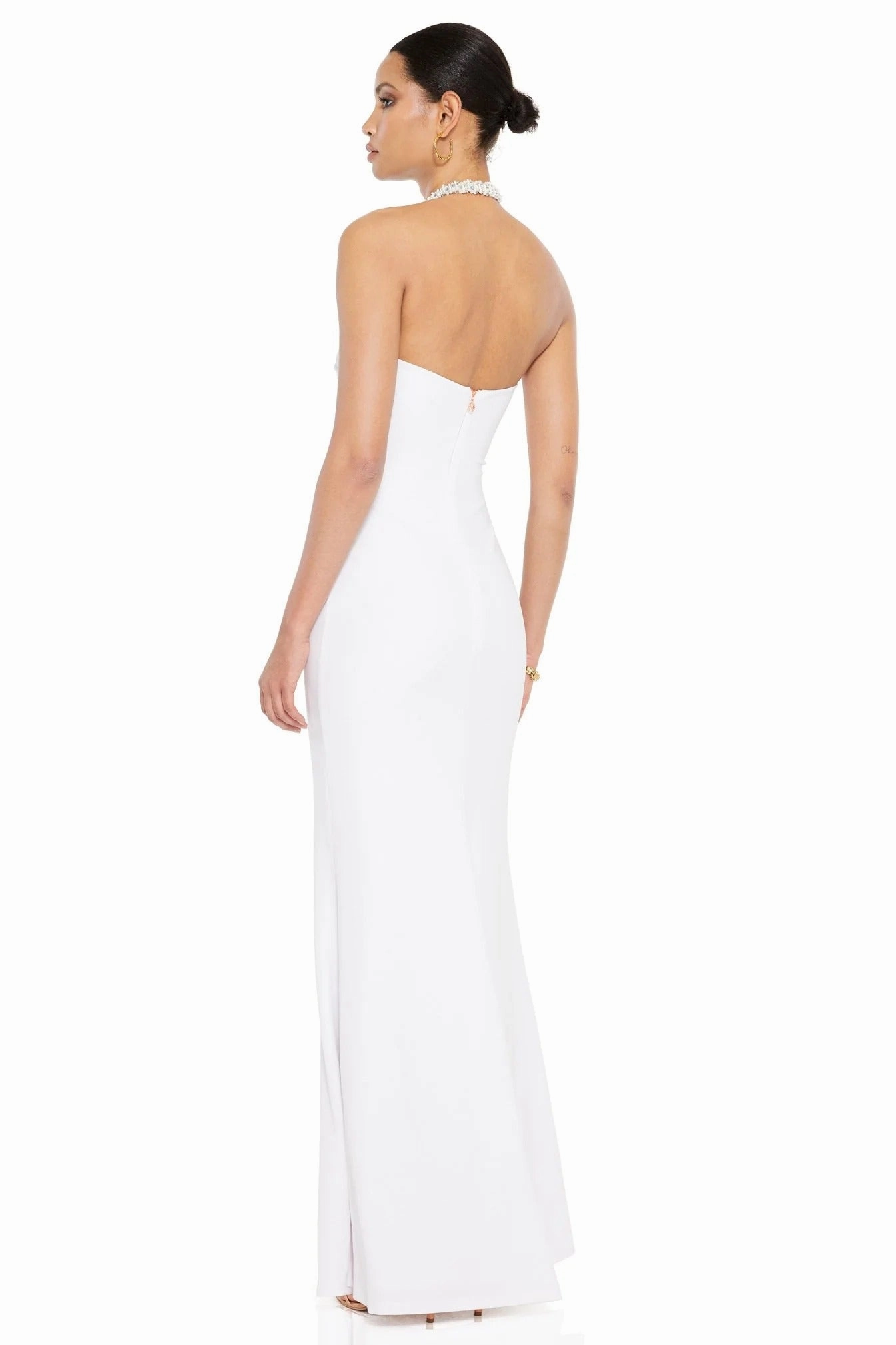 Nookie Adorn Gown - White Relax Style Dainty Finish