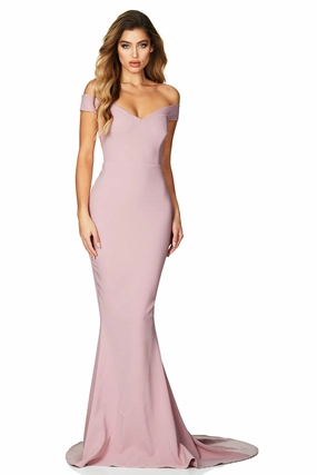 Night Out Nookie Allure Gown - Dusty Pink