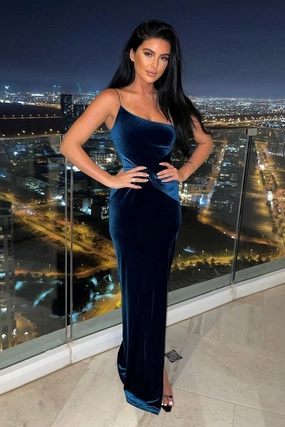 Summer Friendly Nookie Amara Gown - Teal