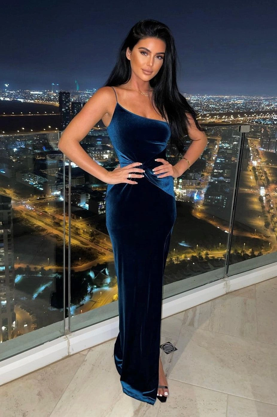 Summer Friendly Nookie Amara Gown - Teal