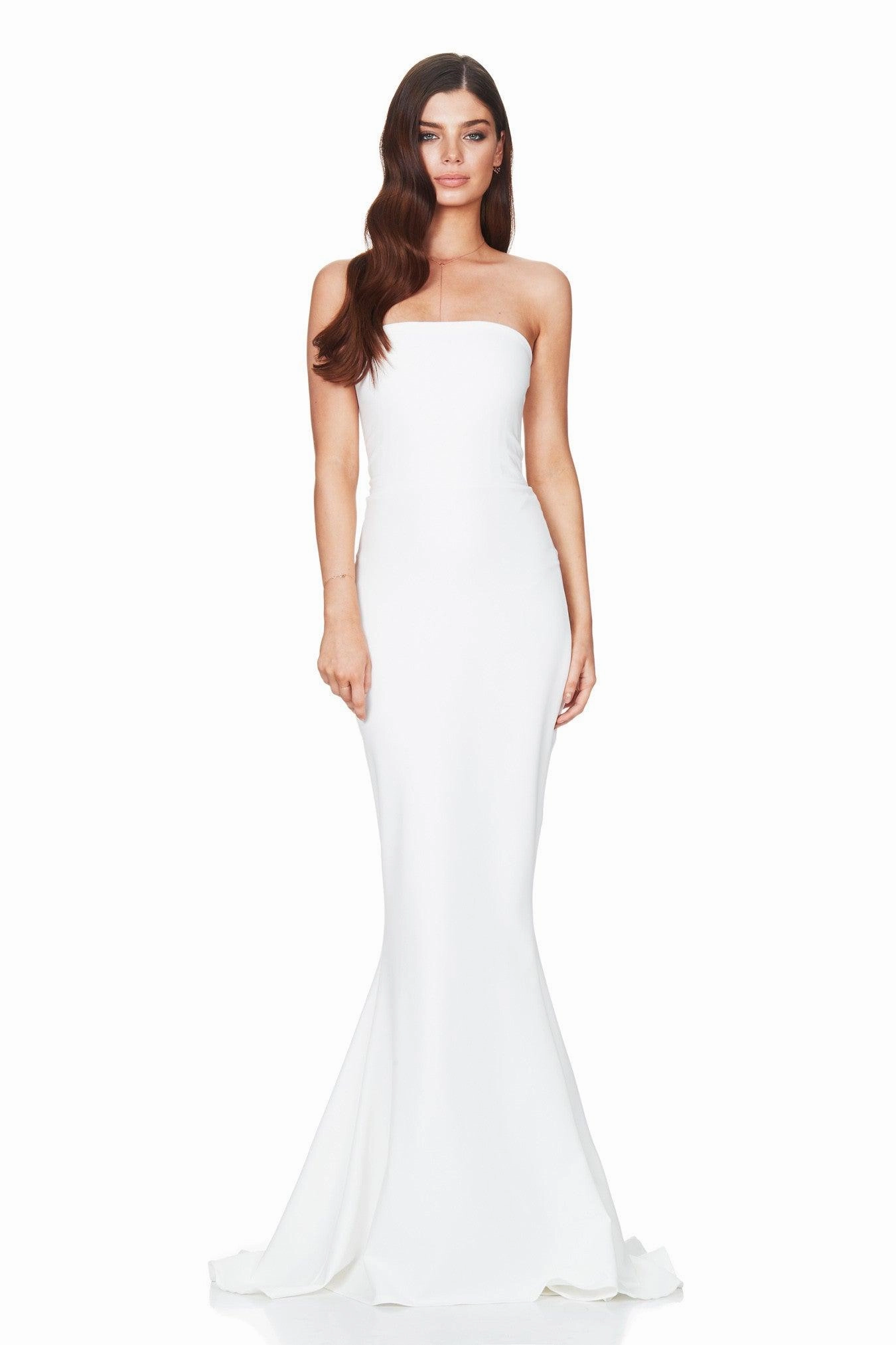 Nookie Angelina Gown - Ivory Blush Shade Soul Warm