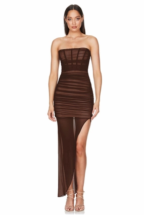Smart Wear Wedding Style Nookie Eden Gown - Chocolate