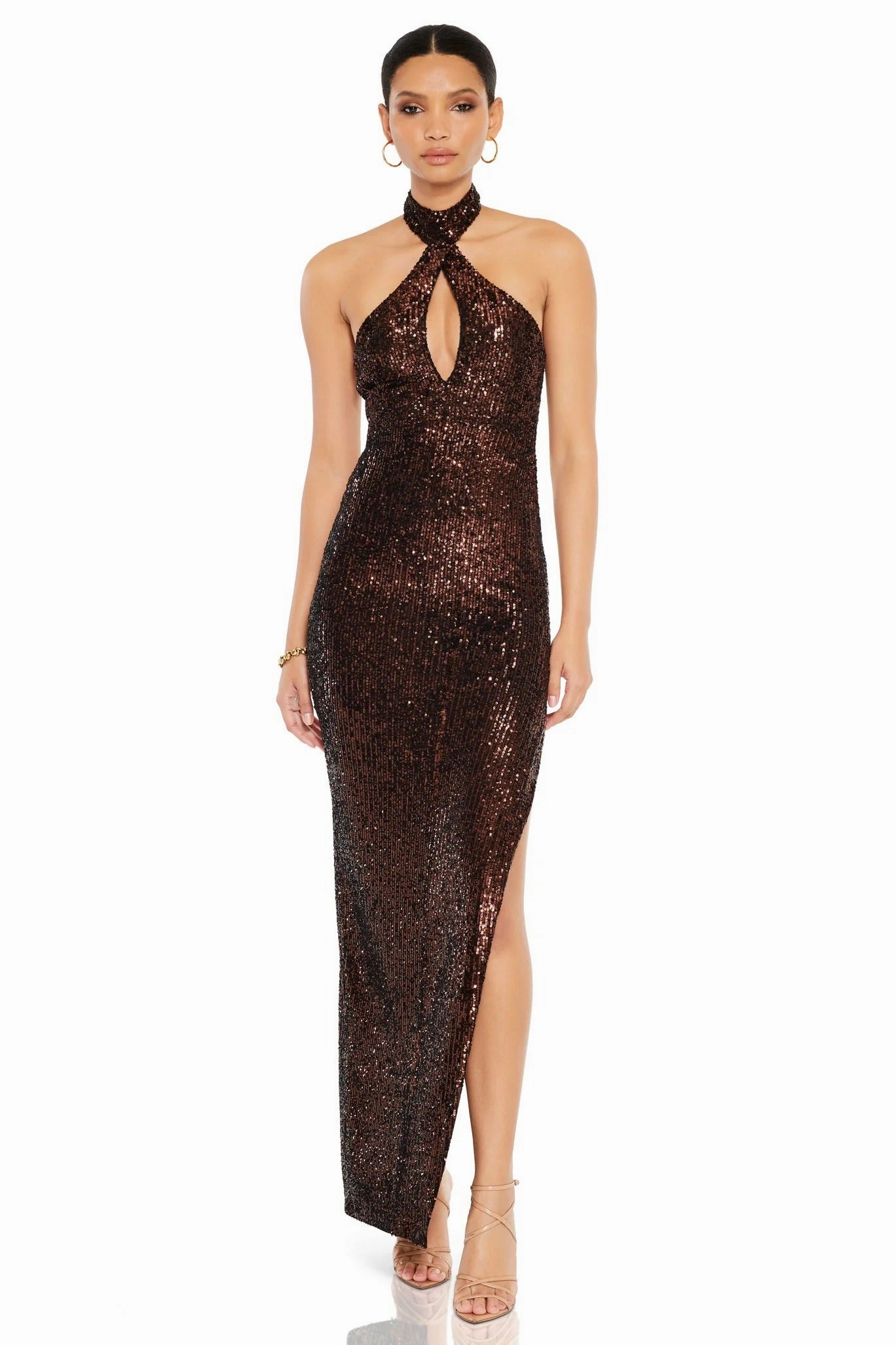 Nookie Elite Gown - Chocolate Sophisticated Comfort