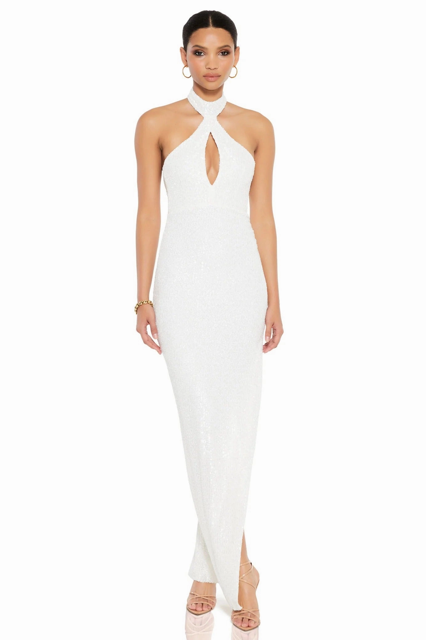 Dreamy Drape Nookie Elite Gown - White