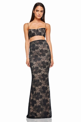 Nookie Heaven Skirt - Black Tulle Flow