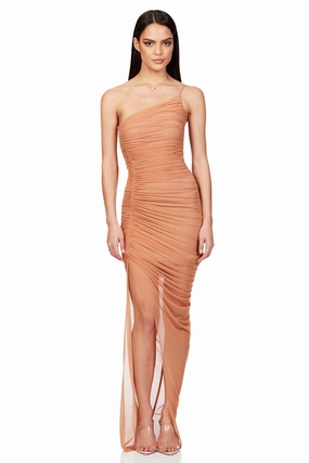 Mix-And-Match Nookie Mecca Gown - Tan