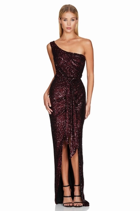 All Timewear Nookie Palazzo Gown - Cherry